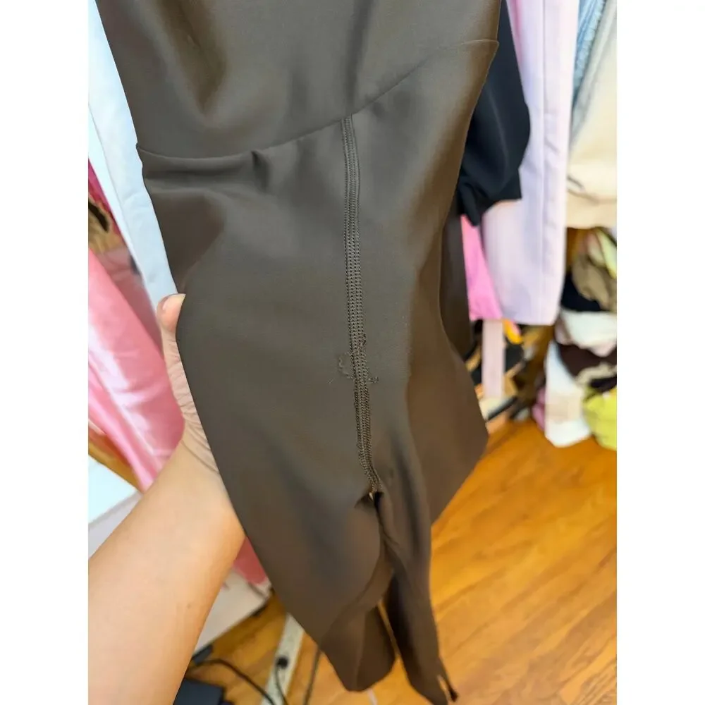 Alo Airlift Disco Daze Jumpsuit Espresso Brown Size XS/S Workout Pilates Outfit
